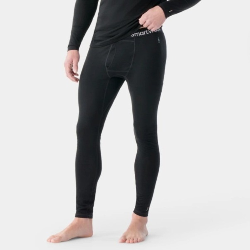 Smartwool Classic All-Season Base Layer Men Medium Black Merino Wool Gorpcore